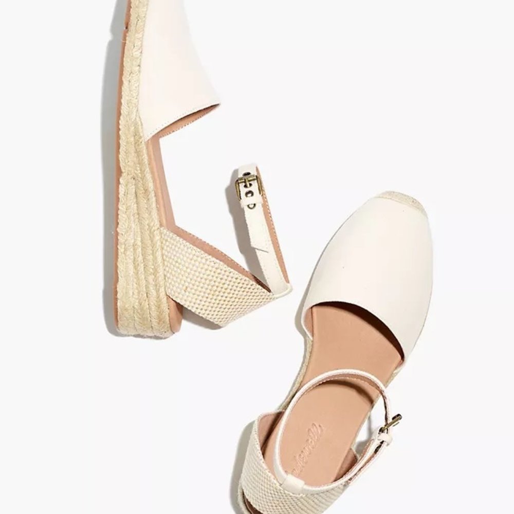 The Evelina Espadrille in (Re)sourced Canvas